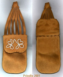 Reproduction of a 
Potawatomi puzzle pouch