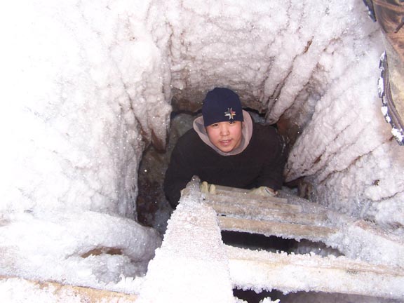 Ben Roy Sage in the ice cellar