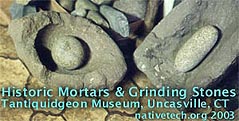 historic mohegan grinding stones