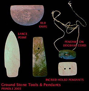 modern slate tool and pendant reproductions
